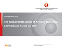 Corporate Access Day 2015 –“The Global Stratosphere Of Aviation Marketing"
